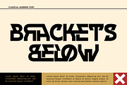 CLASSICAL LEARNING - FUTURISTIC FONT, a Sans Serif Font by 177Studio (Thumbnail 3 of 8)