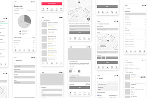 Foodo - Delivery Design Wireframe