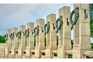 National World War II Memorial in Washington, D.C., an Architecture Photo by Leonid Andronov