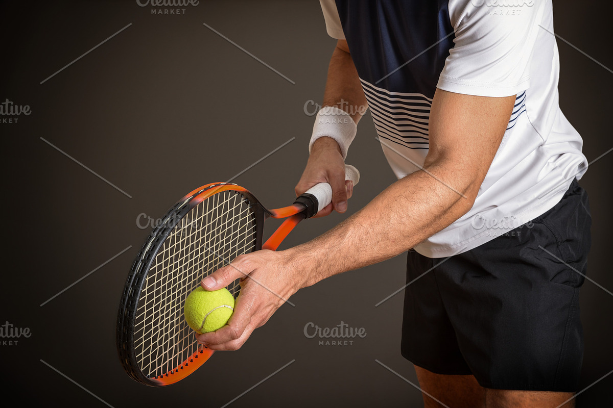 Tennis Player Holding Ball, a Sports & Recreation Photo by Davizro's Market (Photo 2 of 2)