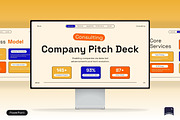 Serie Consulting Company Pitch Deck, a Presentation Template by Claymoon Lab (Thumbnail 8 of 9)