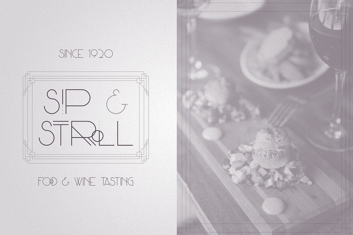 Art Deco Font Collection - 13 fonts, a Serif Font by VP Fonts (Photo 12 of 14)