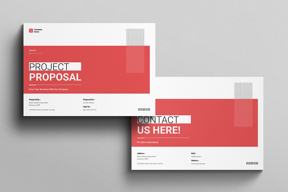 Project Proposal Template Landscape, a Brochure Template by E-Type (Photo 8 of 8)