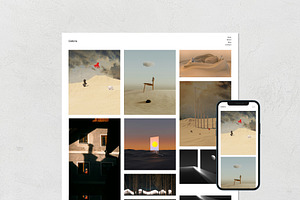 Galleria - Minimal Website Template, a Squarespace Template by Gem Media