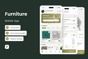 My Furni - Furniture Mobile App, an App Template by trabaskriya