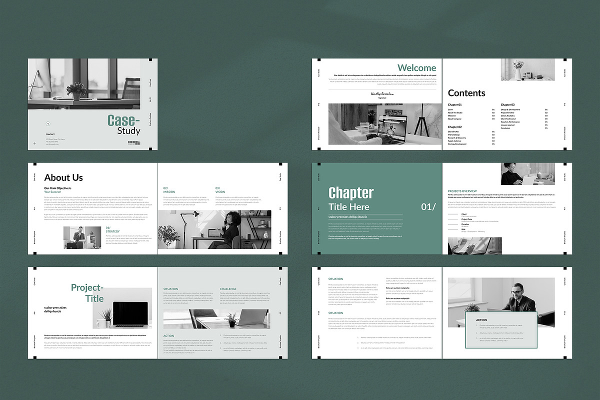 Case Study Landscape, Canva Template, a Brochure Template by TemplateFolio-Shop (Photo 13 of 15)