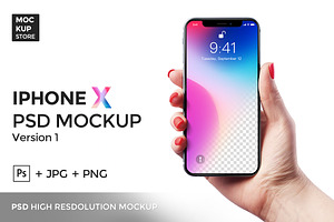 iPhone X Mockup Version 1
