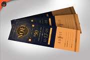 Art Deco Gala Ticket Template, a Templates & Theme by SeraphimChris (Thumbnail 3 of 7)
