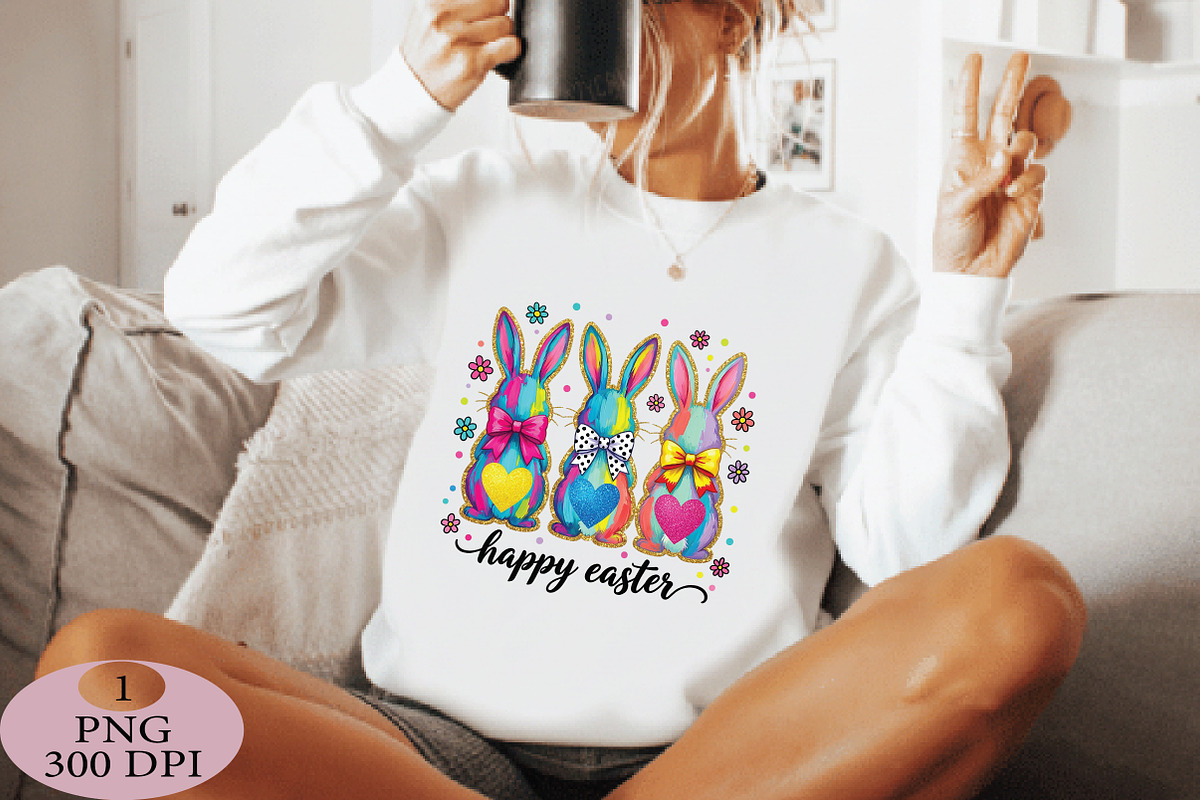 Happy Easter PNG, Coquette Easter Bu, an Illustration by Daily.Designs (Photo 3 of 5)