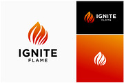 Fire Flame Ignite Burn Blaze Logo, a Branding & Logo Template by ika trisiana (Thumbnail 1 of 2)