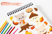 Fall Cats, an Illustration by PrettyBundles (Thumbnail 3 of 5)