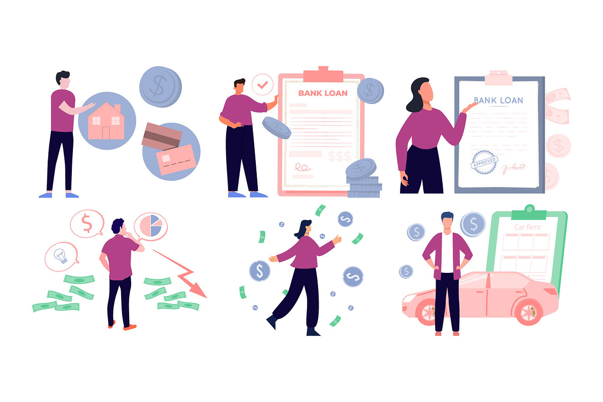 30 Loan Operation Illustration, an Illustration by Vector Portal (Photo 3 of 7)