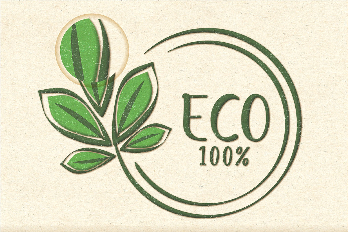 Eco Organic Embossing Mockup, a Layer Style Add-On by studiogstock (Photo 3 of 4)