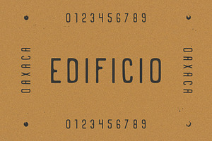 Edificio – Condensed Vintage Font, a Sans Serif Font by TONA Fonts