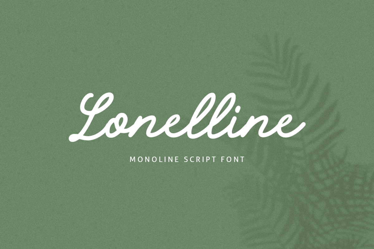 Lonelline, a Script Font by artism_design (Photo 1 of 6)