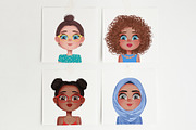 Girls portrait creator! NEW UPDATE!, a Person Illustration by Yana Lesiuk (Thumbnail 5 of 10)