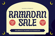Sahuraya - Ramadan Display Font, a Handwritten Font by Letterhend Studio (Thumbnail 5 of 9)