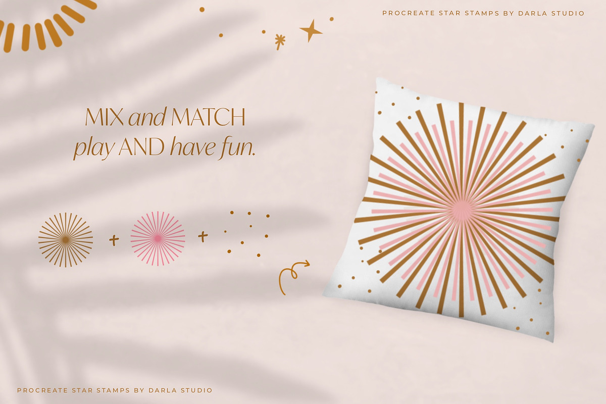 Star Stamps for Procreate, a Brush Add-On by Darla Studio (Photo 5 of 11)