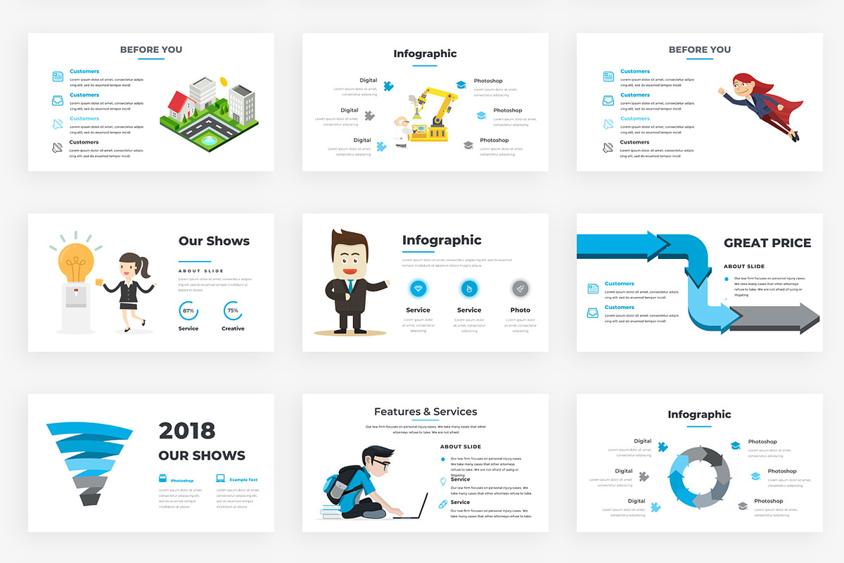 ThemeKit Bundle Google Slide, a Presentation Template by One Percent Studio (Photo 6 of 29)