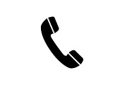 Phone Call Receiver Minimal Icon, an Icon by musafir_fashion (Thumbnail 8 of 10)