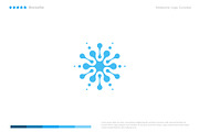 Snowflake Logo Template, a Branding & Logo Template by Artyway Logo (Thumbnail 1 of 4)