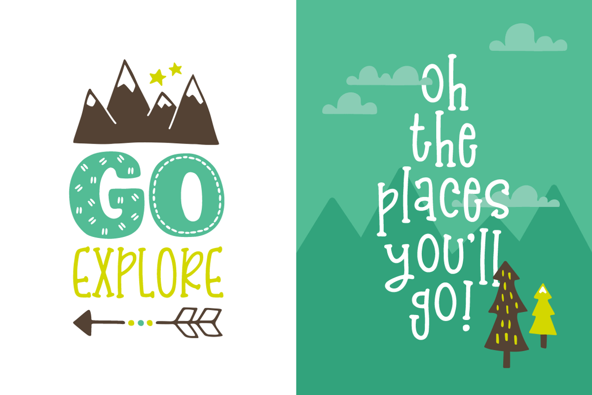 Kristof Font Duo + Doodles! preview 6