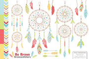 Fresh & Bright Dreamcatcher Graphics, an Illustration by Amanda Ilkov (Thumbnail 1 of 4)
