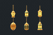 Golden Ramadan Ornament Decoration, an Object 3D Model by Creative Perspective (Thumbnail 5 of 5)