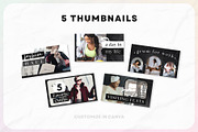 YouTube Branding Kit For Canva, a Social Media Template by OniriqveDesigns (Thumbnail 6 of 10)