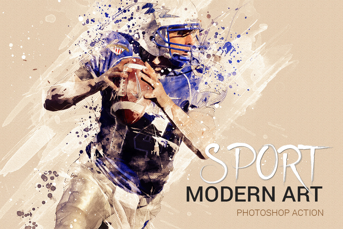 Sport Modern Art Photoshop Action, an Action Add-On by SlideSalad (Photo 1 of 21)