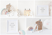 Nursery frame mockup bundle - 8x10'', a Print Template by L'Aura Studio (Thumbnail 4 of 7)