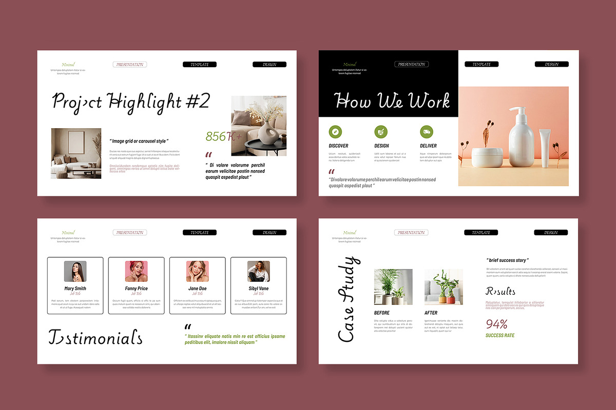 Clean Minimal Presentation Template, a Presentation Template by MightyDesign (Photo 4 of 8)