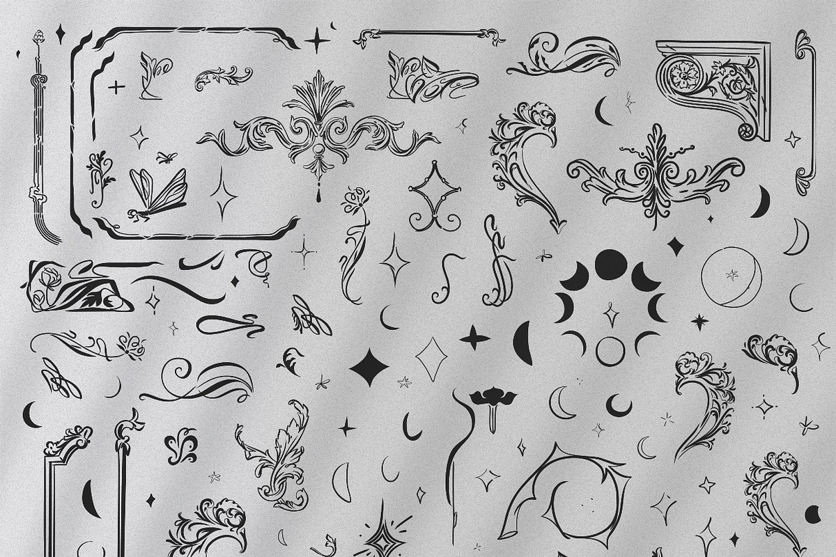Floral Vintage Ornate Frames, an Object Graphic by Anastasy_helter (Photo 17 of 19)