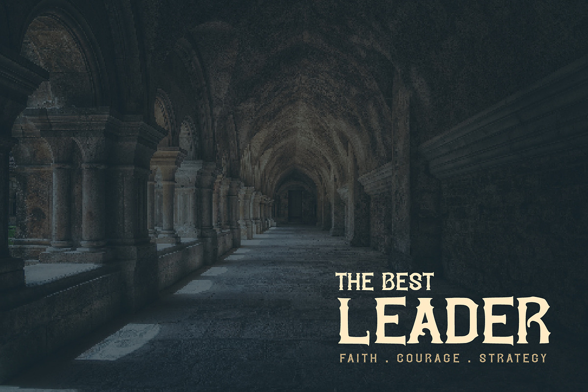 Conqueror Vintage Style Font, a Font by Fontliner (Photo 3 of 4)