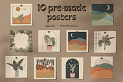 Retro botanical and landscape, a Decorative Illustration by marie dricot (Thumbnail 9 of 13)