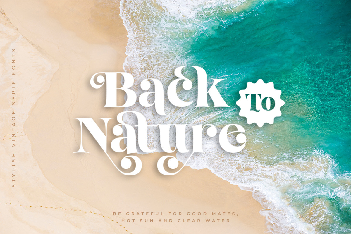 Break Love | Classy Retro Font, a Sans Serif Font by Pentagonistudio (Photo 5 of 10)