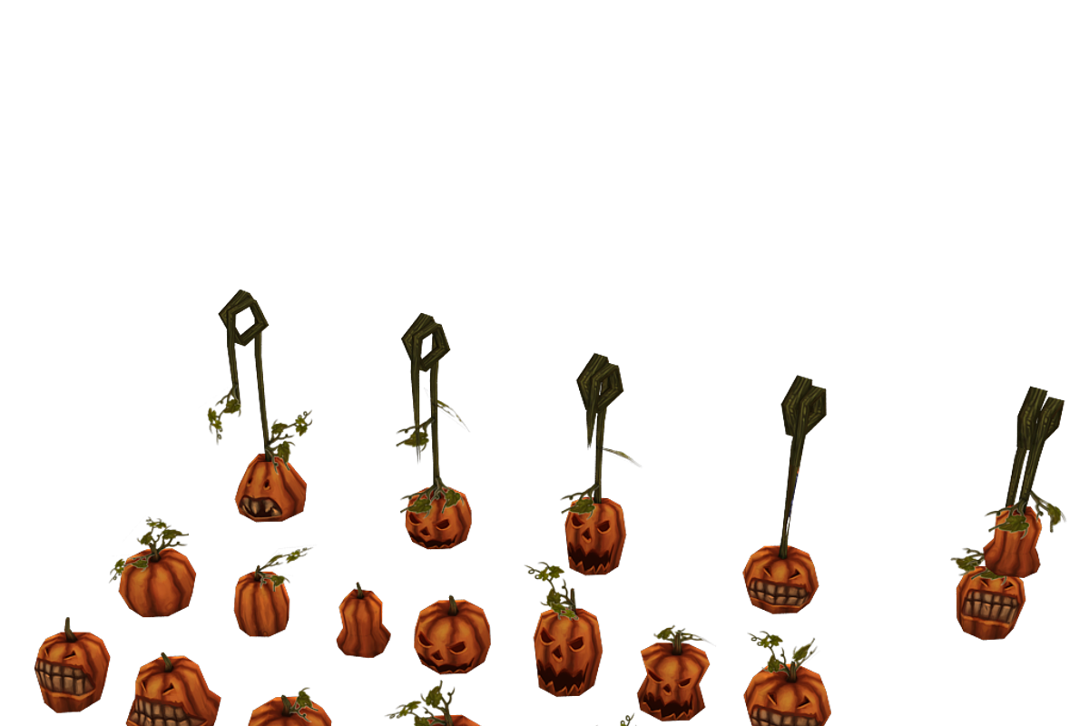 Halloween Cemetery Set, an Environmental 3D Model by 3Dfancy (Photo 6 of 12)
