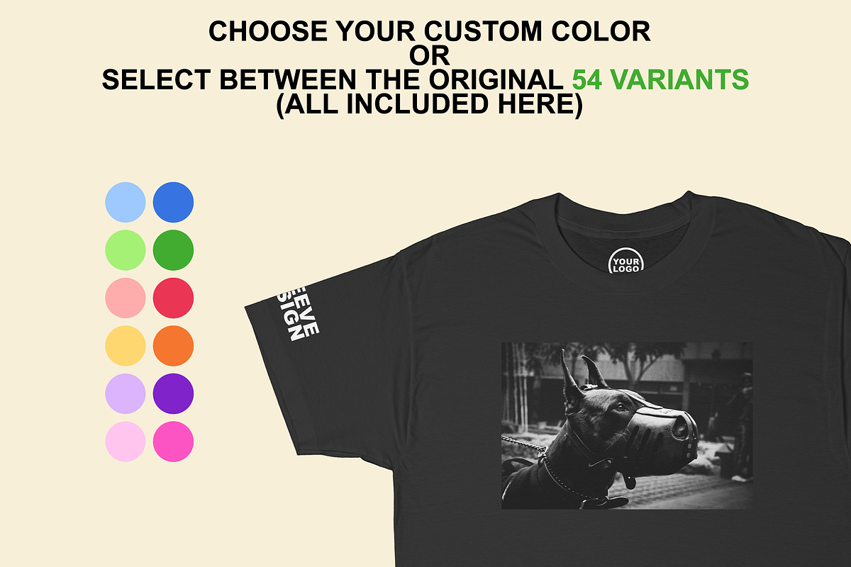 Tshirt Mockup Hanes 5180, a Shirt Mockup by Infinity Mockups (Photo 4 of 8)
