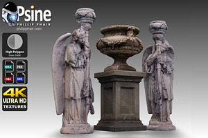 Statues & Urn