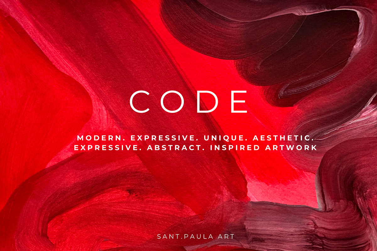 Red expression modern artwork, a Texture Illustration by identity.ART (Photo 1 of 9)