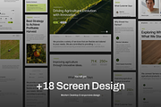 Agriswara - Agriculture Web UI KIT, an UI Kit Template by Odama (Thumbnail 4 of 6)