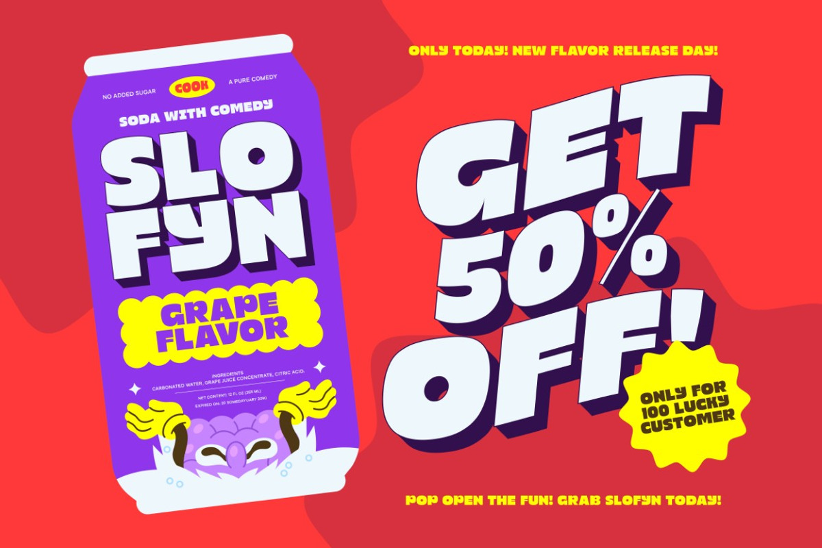 Slofyn, a Sans Serif Font by graphicook (Photo 6 of 10)