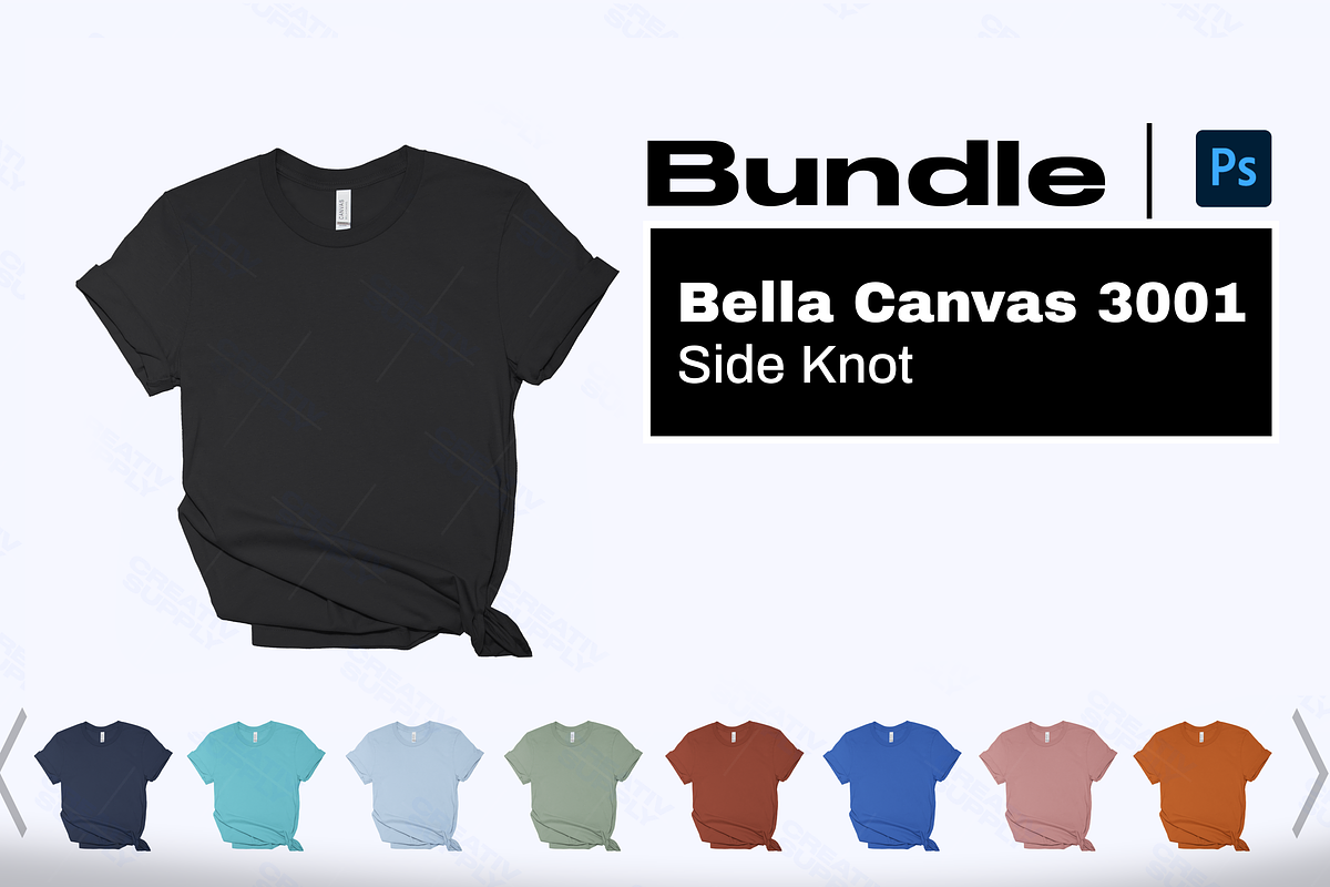 Bella Canvas Mockup Bundle Shirts, a Shirt Mockup by creativsupply (Photo 2 of 6)