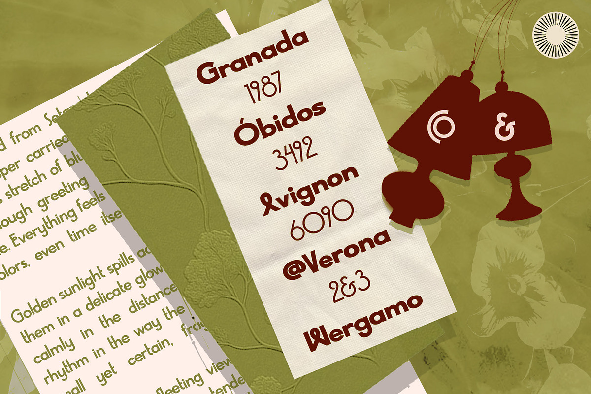 The Seranova - Contemporary DecoSans, a Sans Serif Font by Setara Langit CreativeStd (Photo 4 of 16)