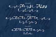Nottingham script, a Script Font by Ginart (Thumbnail 7 of 8)