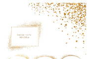 Sparkling Gold Glitter Set, an Object Graphic by My Wondercolor (Thumbnail 3 of 4)