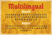 Reblade, a Blackletter Font by Artisan Themes (Thumbnail 10 of 10)