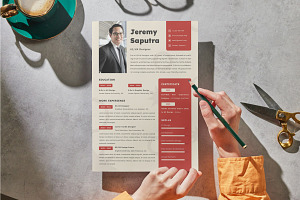 Creative CV Resume UI UX Designer V2