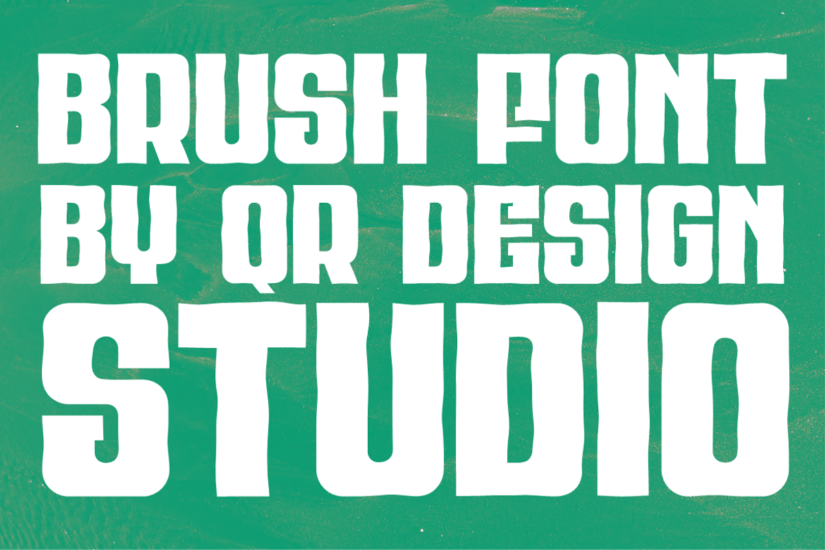 Gequica Sporexyn Brush, a Handwritten Font by QR Design Studio (Photo 3 of 7)