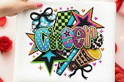 Cheer Game Day Png, Faux Yarn Shirt, an Illustration by designcity5 (Thumbnail 2 of 9)